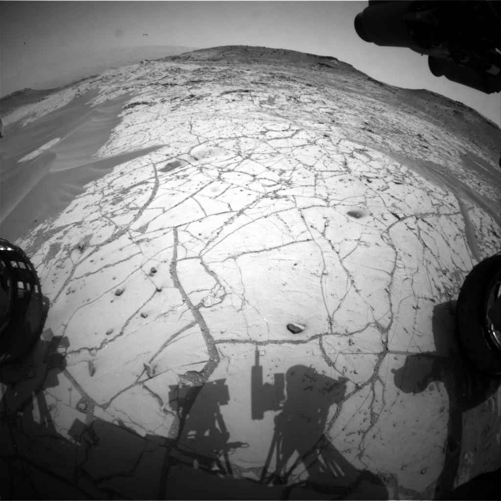 Nasa's Mars rover Curiosity acquired this image using its Front Hazard Avoidance Camera (Front Hazcam) on Sol 772, at drive 1020, site number 42