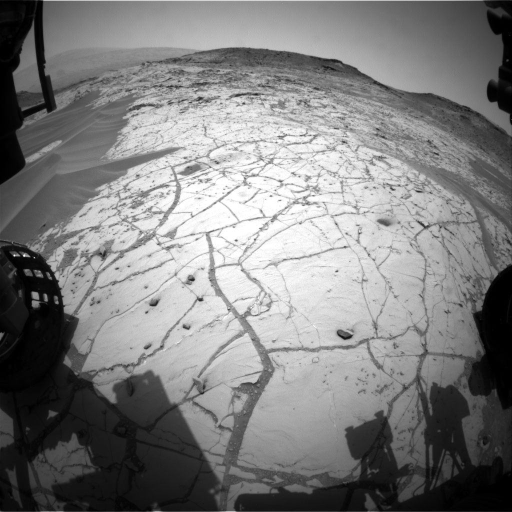 Nasa's Mars rover Curiosity acquired this image using its Front Hazard Avoidance Camera (Front Hazcam) on Sol 774, at drive 1020, site number 42