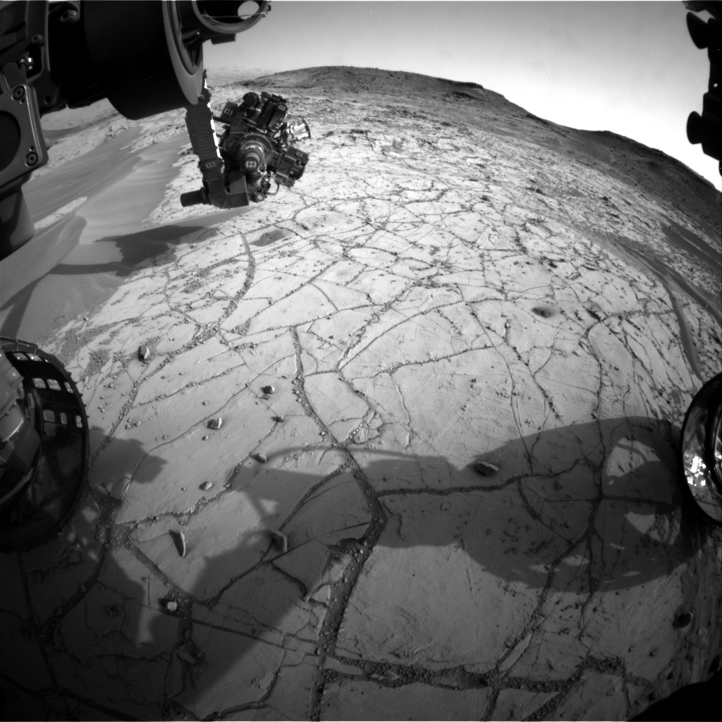 Nasa's Mars rover Curiosity acquired this image using its Front Hazard Avoidance Camera (Front Hazcam) on Sol 775, at drive 1020, site number 42