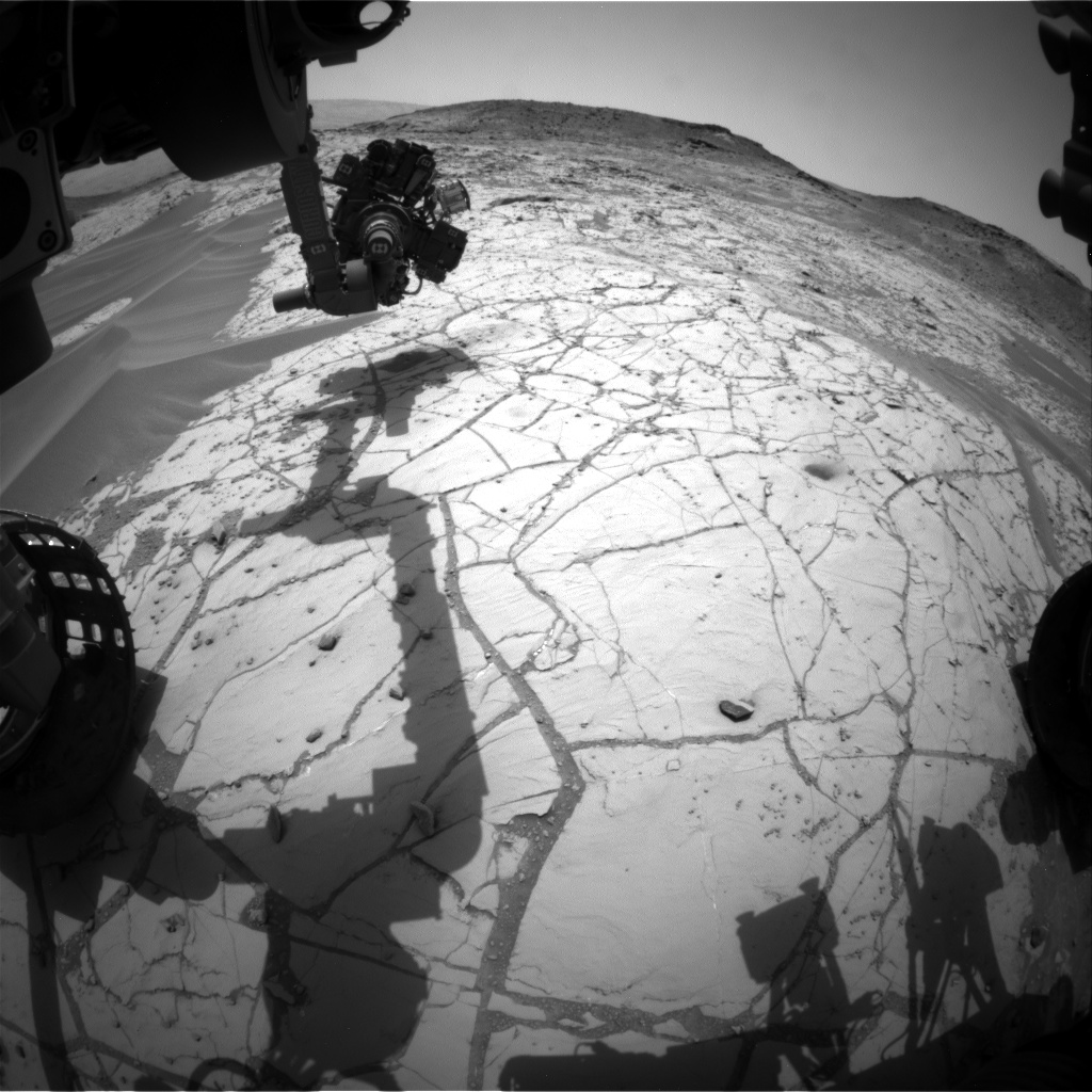 Nasa's Mars rover Curiosity acquired this image using its Front Hazard Avoidance Camera (Front Hazcam) on Sol 776, at drive 1020, site number 42