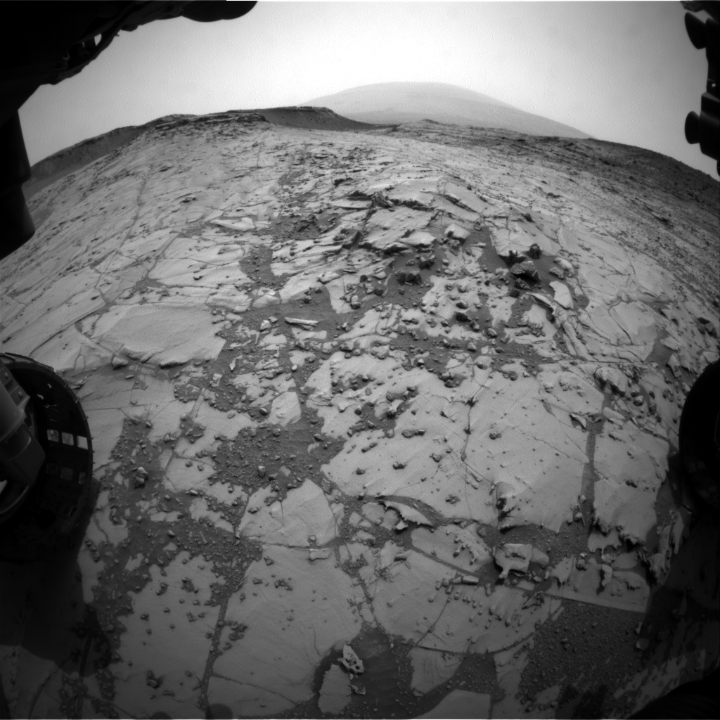 Nasa's Mars rover Curiosity acquired this image using its Front Hazard Avoidance Camera (Front Hazcam) on Sol 784, at drive 0, site number 44