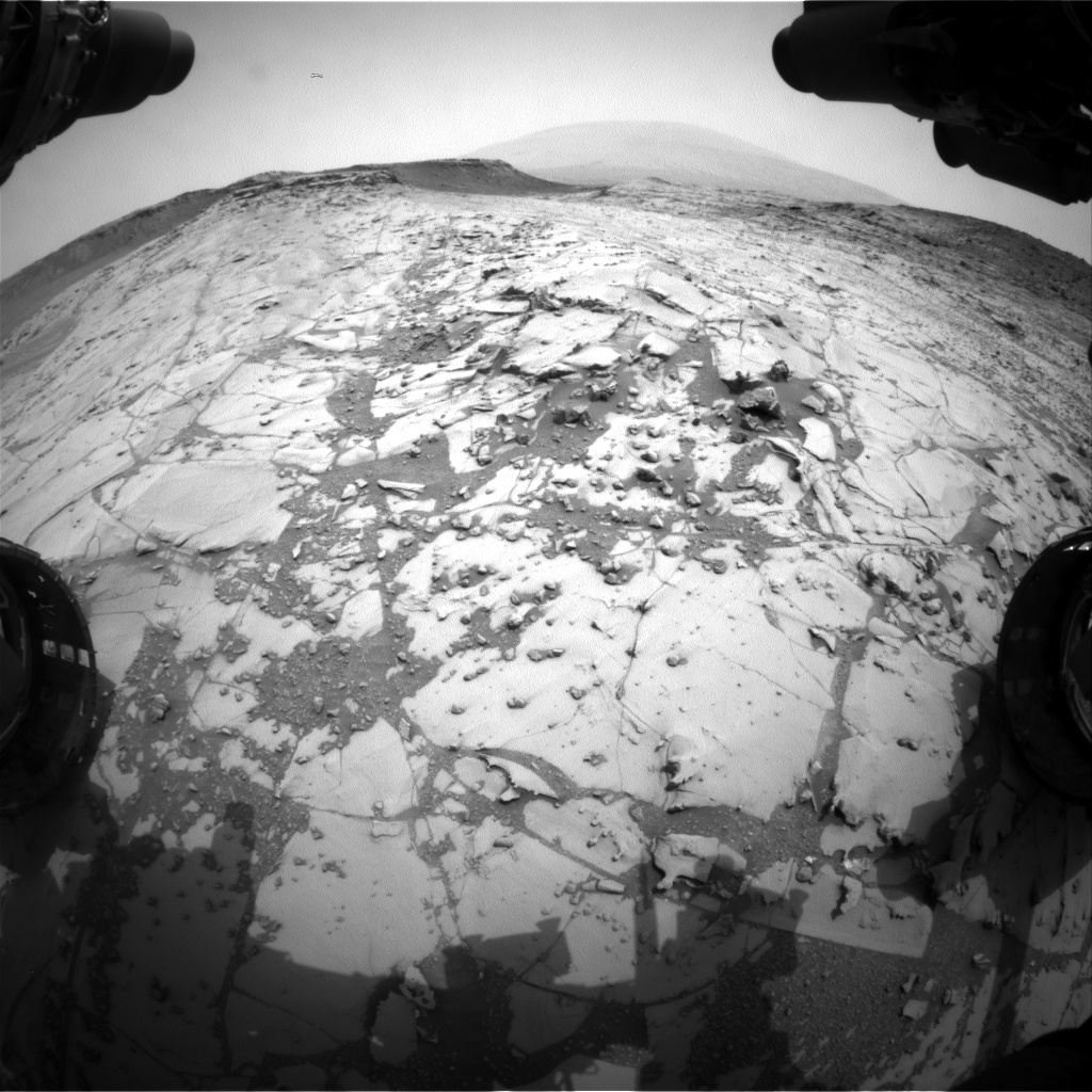 Nasa's Mars rover Curiosity acquired this image using its Front Hazard Avoidance Camera (Front Hazcam) on Sol 785, at drive 0, site number 44