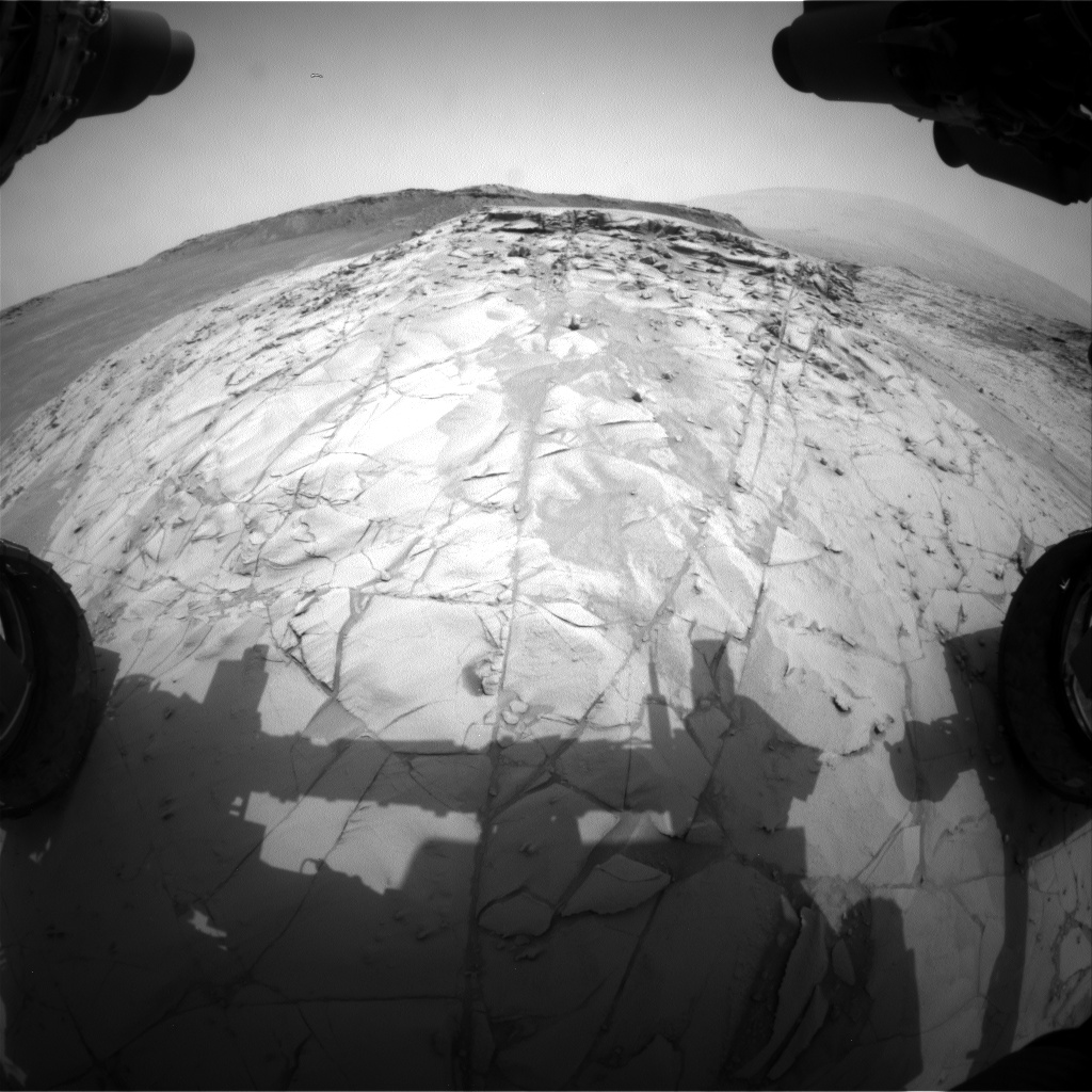 Nasa's Mars rover Curiosity acquired this image using its Front Hazard Avoidance Camera (Front Hazcam) on Sol 786, at drive 36, site number 44