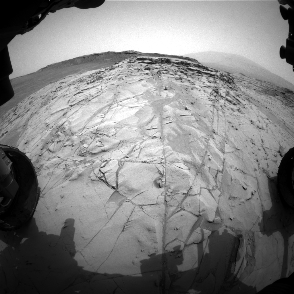Nasa's Mars rover Curiosity acquired this image using its Front Hazard Avoidance Camera (Front Hazcam) on Sol 787, at drive 36, site number 44