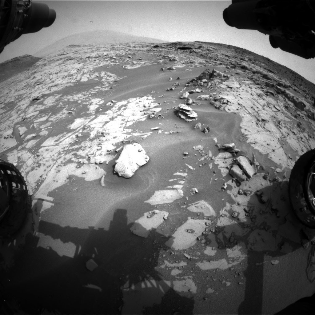 Nasa's Mars rover Curiosity acquired this image using its Front Hazard Avoidance Camera (Front Hazcam) on Sol 790, at drive 256, site number 44