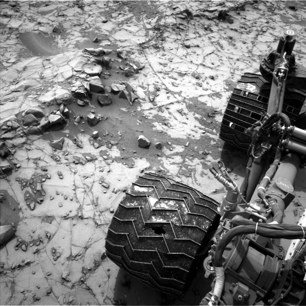 Nasa's Mars rover Curiosity acquired this image using its Left Navigation Camera on Sol 794, at drive 424, site number 44