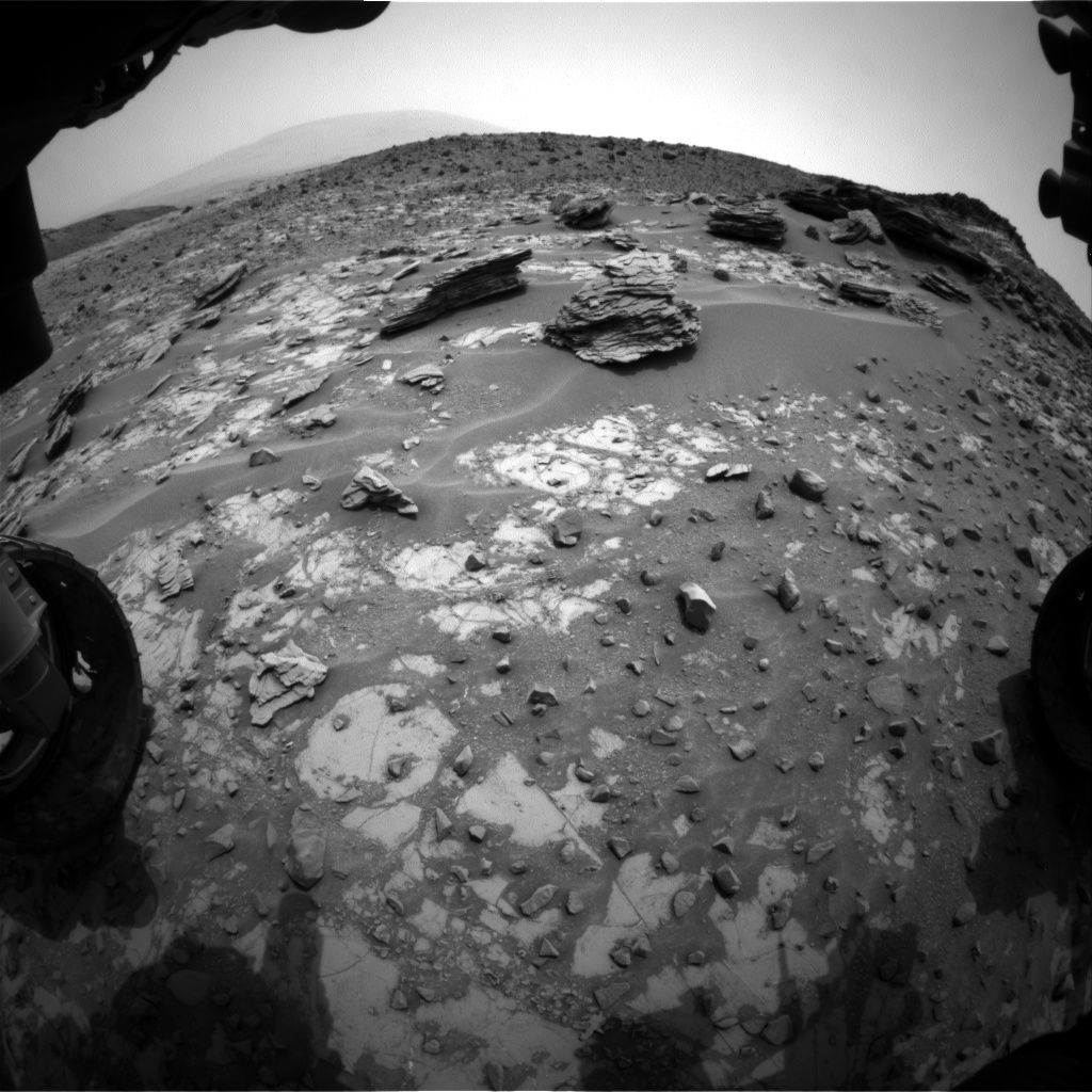 Nasa's Mars rover Curiosity acquired this image using its Front Hazard Avoidance Camera (Front Hazcam) on Sol 795, at drive 568, site number 44