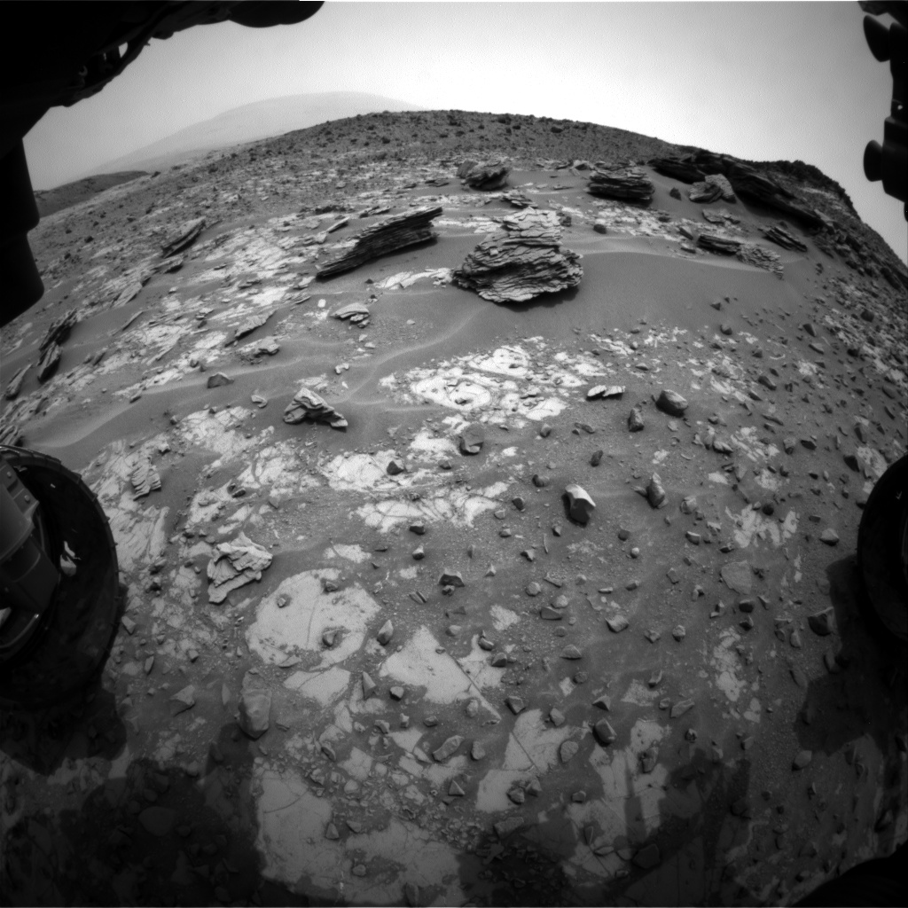 Nasa's Mars rover Curiosity acquired this image using its Front Hazard Avoidance Camera (Front Hazcam) on Sol 796, at drive 568, site number 44