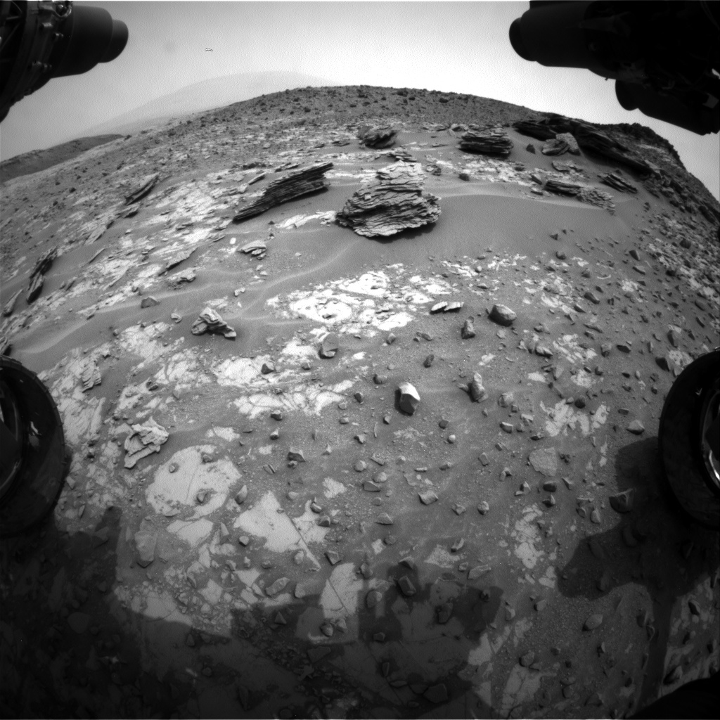 Nasa's Mars rover Curiosity acquired this image using its Front Hazard Avoidance Camera (Front Hazcam) on Sol 797, at drive 568, site number 44