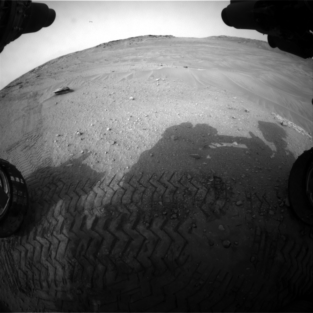 Nasa's Mars rover Curiosity acquired this image using its Front Hazard Avoidance Camera (Front Hazcam) on Sol 797, at drive 920, site number 44