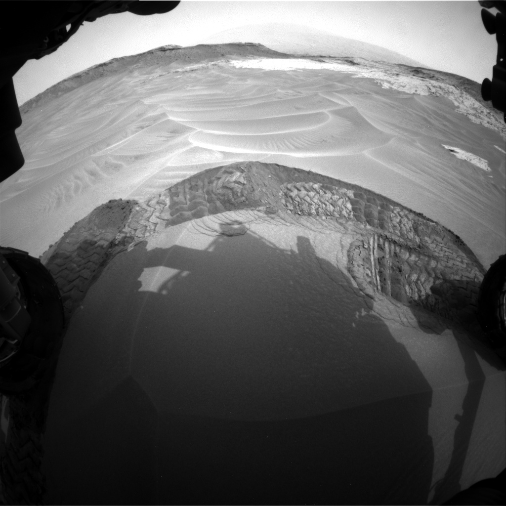 Nasa's Mars rover Curiosity acquired this image using its Front Hazard Avoidance Camera (Front Hazcam) on Sol 799, at drive 1140, site number 44