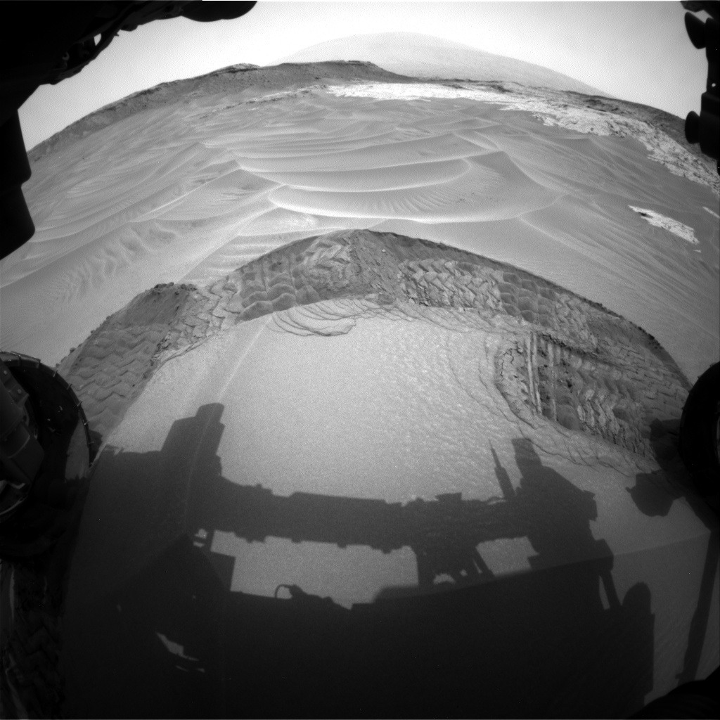 Nasa's Mars rover Curiosity acquired this image using its Front Hazard Avoidance Camera (Front Hazcam) on Sol 801, at drive 1140, site number 44