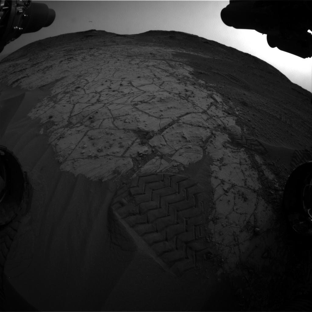 Nasa's Mars rover Curiosity acquired this image using its Front Hazard Avoidance Camera (Front Hazcam) on Sol 803, at drive 1282, site number 44
