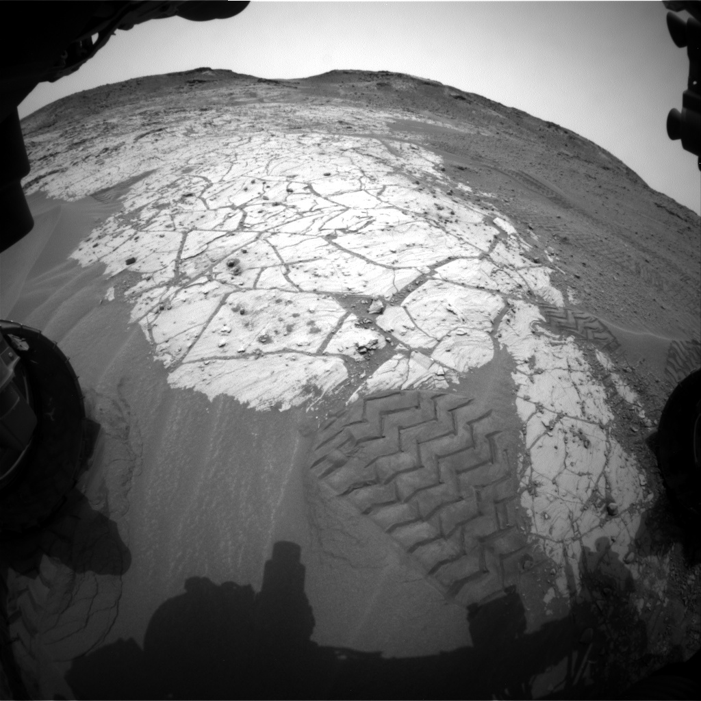 Nasa's Mars rover Curiosity acquired this image using its Front Hazard Avoidance Camera (Front Hazcam) on Sol 804, at drive 1282, site number 44