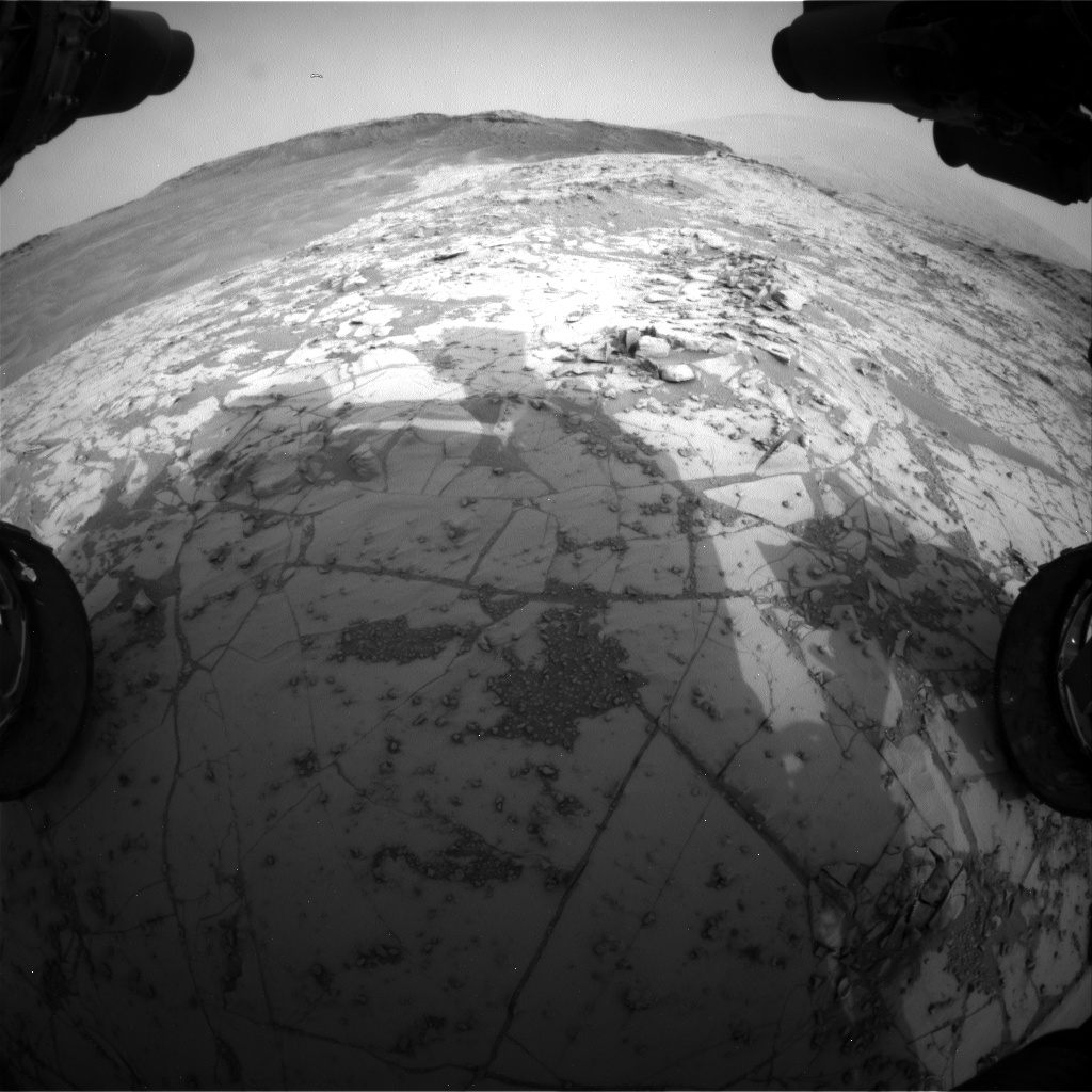 Nasa's Mars rover Curiosity acquired this image using its Front Hazard Avoidance Camera (Front Hazcam) on Sol 807, at drive 1432, site number 44