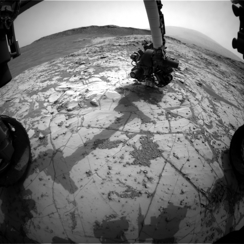 Nasa's Mars rover Curiosity acquired this image using its Front Hazard Avoidance Camera (Front Hazcam) on Sol 811, at drive 1432, site number 44