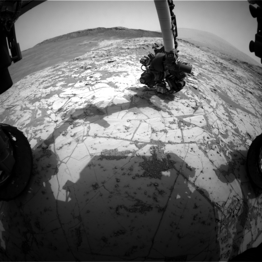 Nasa's Mars rover Curiosity acquired this image using its Front Hazard Avoidance Camera (Front Hazcam) on Sol 812, at drive 1432, site number 44