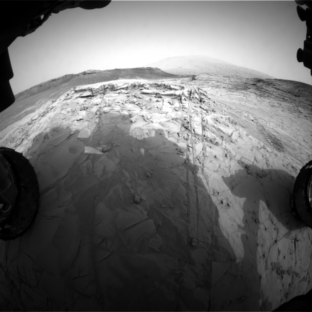 Nasa's Mars rover Curiosity acquired this image using its Front Hazard Avoidance Camera (Front Hazcam) on Sol 812, at drive 1546, site number 44