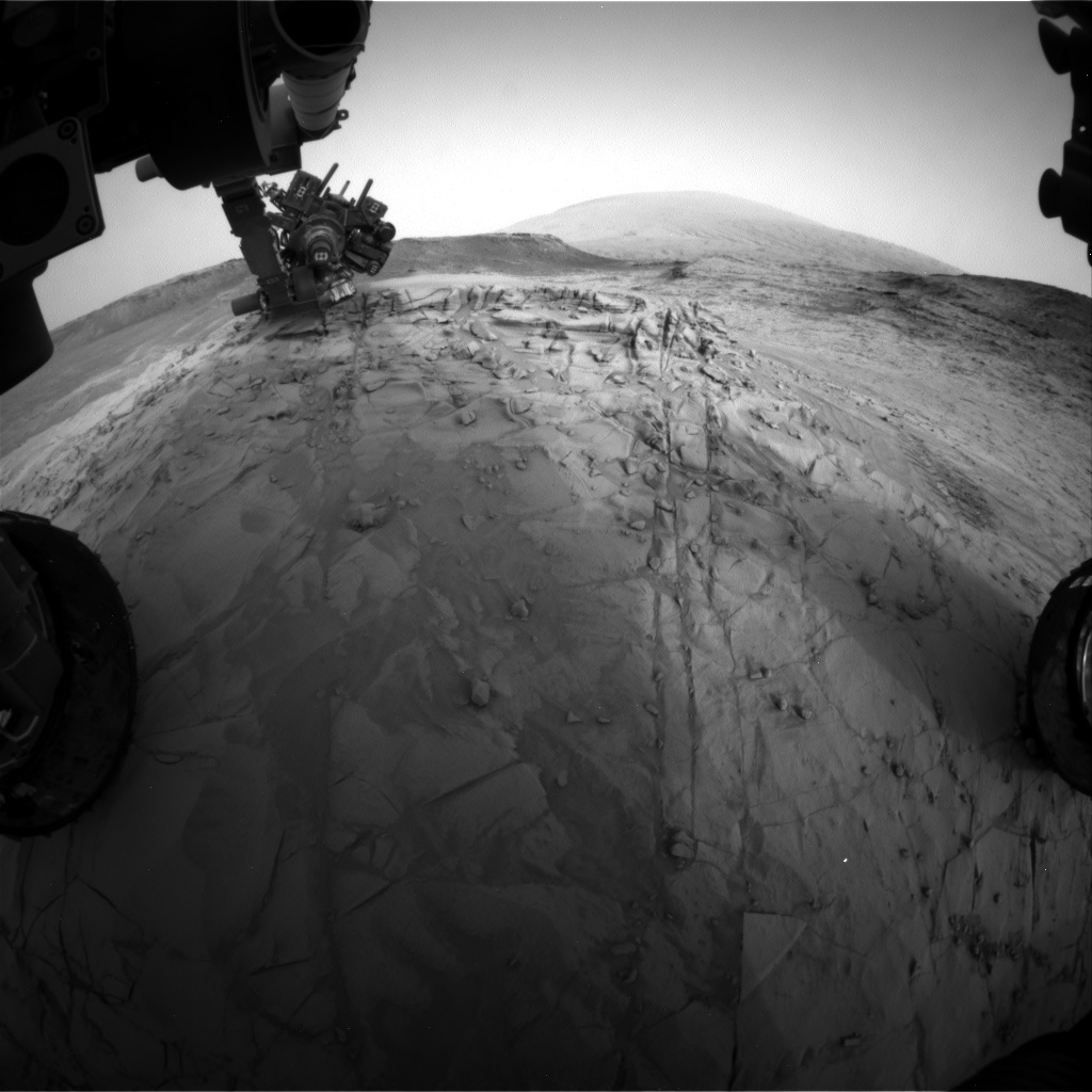 Nasa's Mars rover Curiosity acquired this image using its Front Hazard Avoidance Camera (Front Hazcam) on Sol 815, at drive 1546, site number 44