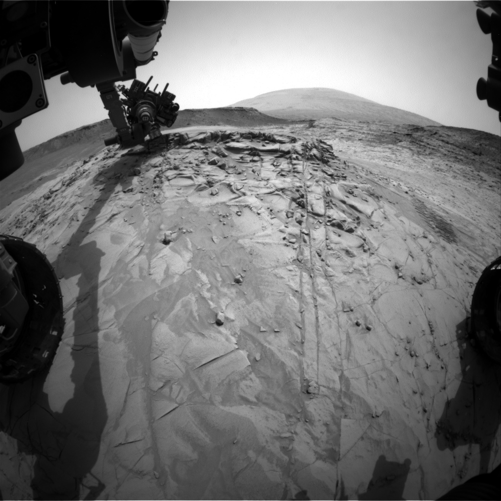 Nasa's Mars rover Curiosity acquired this image using its Front Hazard Avoidance Camera (Front Hazcam) on Sol 816, at drive 1546, site number 44