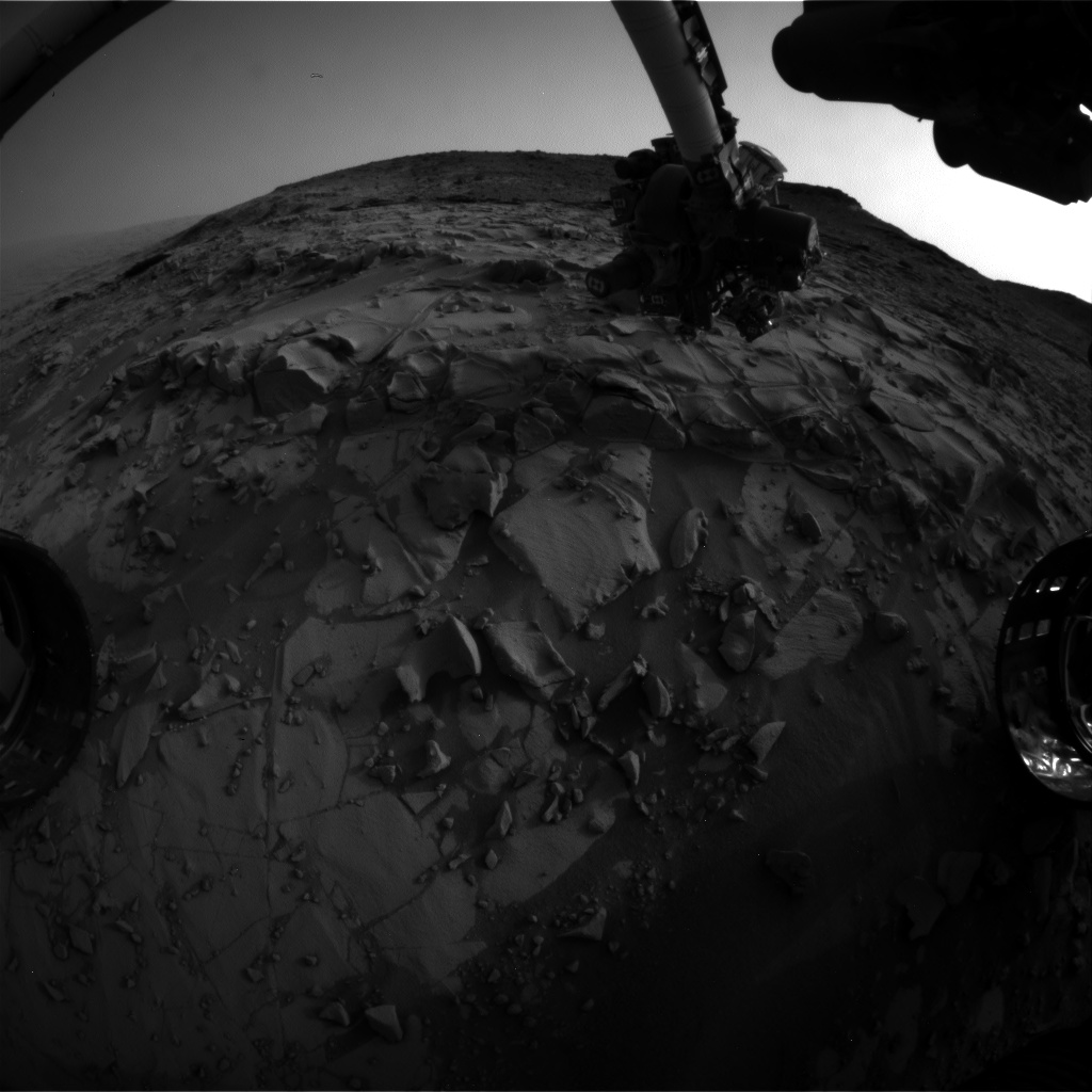 Nasa's Mars rover Curiosity acquired this image using its Front Hazard Avoidance Camera (Front Hazcam) on Sol 819, at drive 1828, site number 44