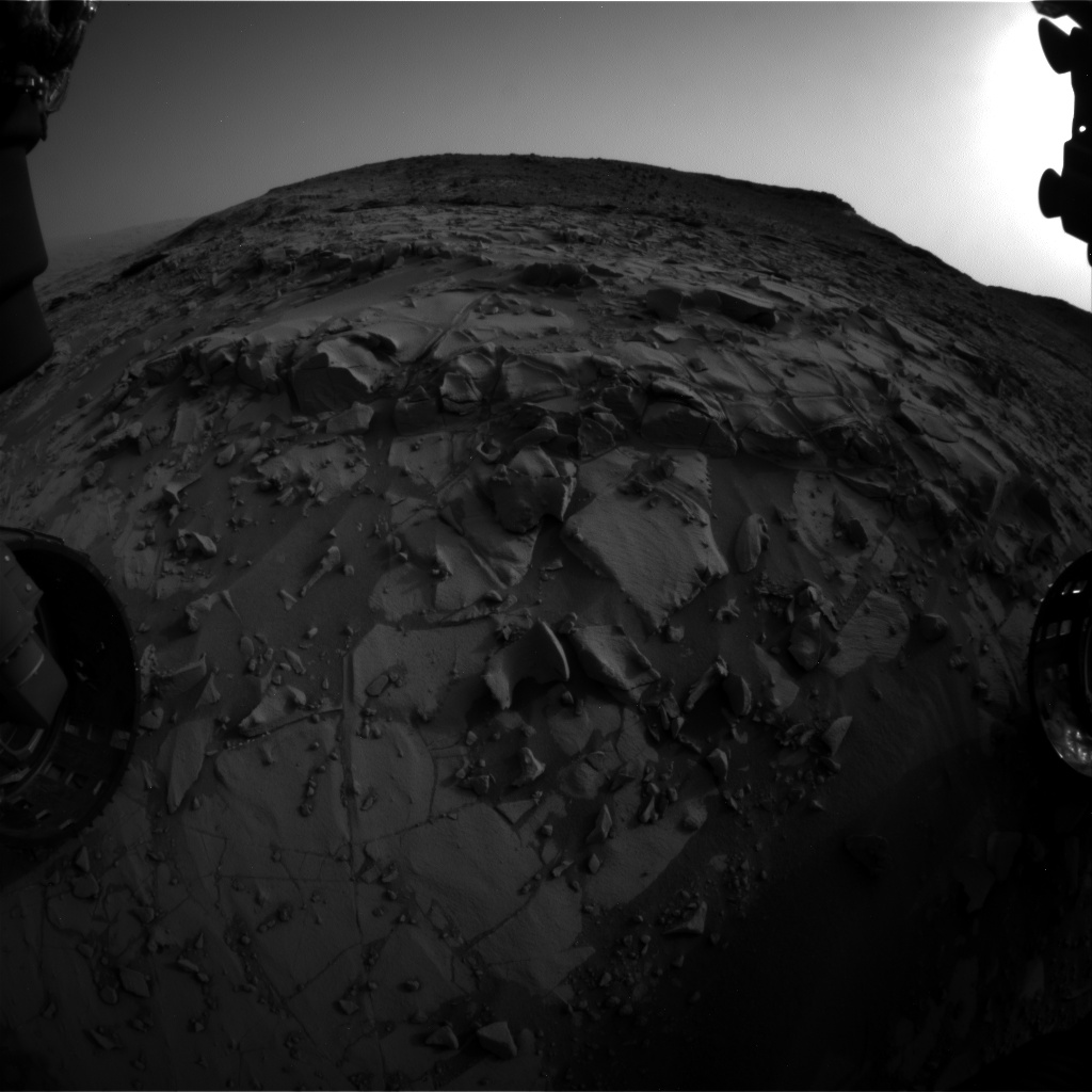Nasa's Mars rover Curiosity acquired this image using its Front Hazard Avoidance Camera (Front Hazcam) on Sol 824, at drive 1828, site number 44