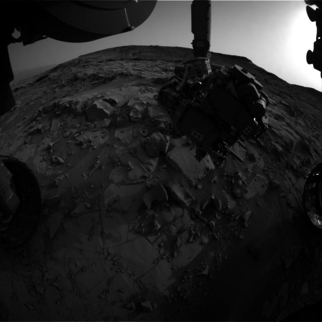 Nasa's Mars rover Curiosity acquired this image using its Front Hazard Avoidance Camera (Front Hazcam) on Sol 824, at drive 1828, site number 44