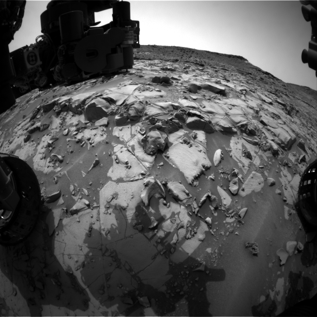 Nasa's Mars rover Curiosity acquired this image using its Front Hazard Avoidance Camera (Front Hazcam) on Sol 826, at drive 1828, site number 44