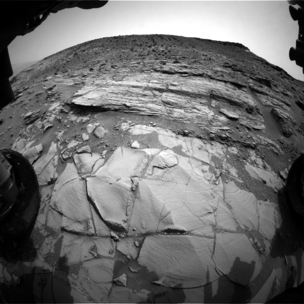 Nasa's Mars rover Curiosity acquired this image using its Front Hazard Avoidance Camera (Front Hazcam) on Sol 826, at drive 2062, site number 44