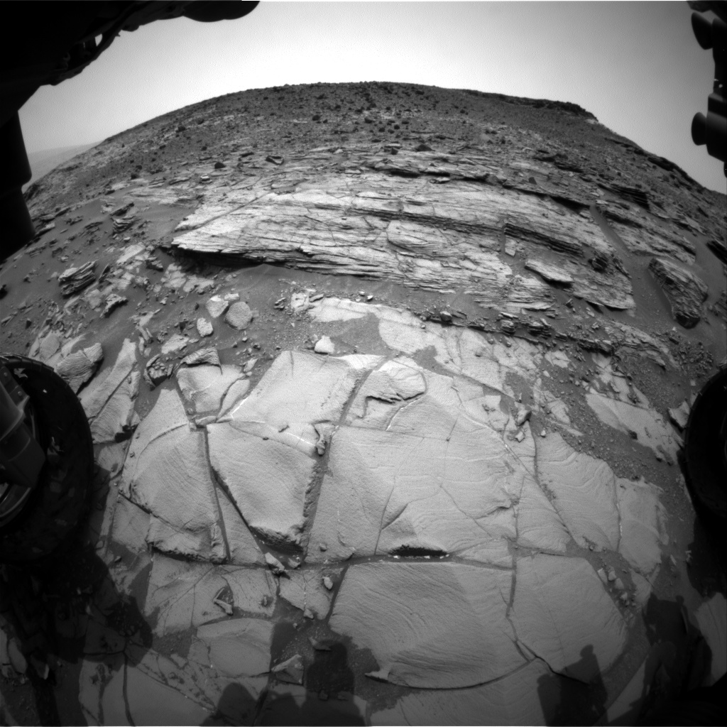 Nasa's Mars rover Curiosity acquired this image using its Front Hazard Avoidance Camera (Front Hazcam) on Sol 827, at drive 2062, site number 44