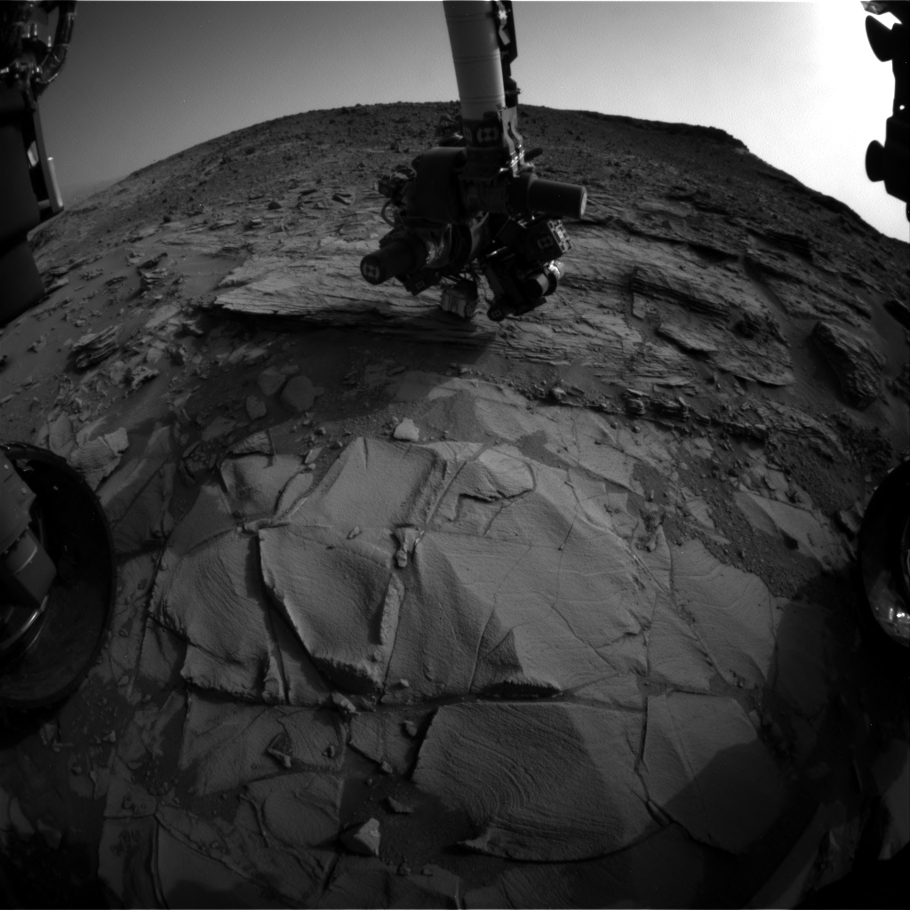 Nasa's Mars rover Curiosity acquired this image using its Front Hazard Avoidance Camera (Front Hazcam) on Sol 831, at drive 2062, site number 44