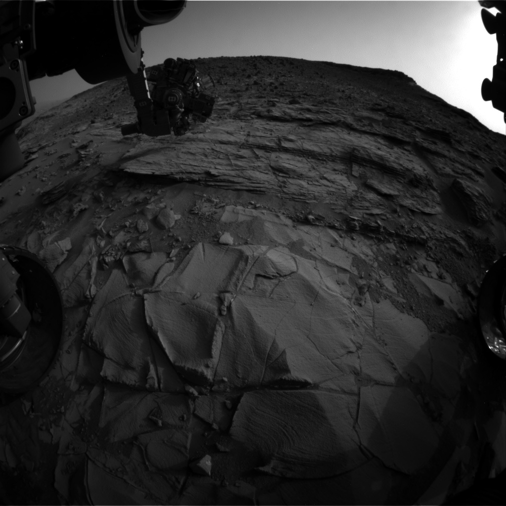 Nasa's Mars rover Curiosity acquired this image using its Front Hazard Avoidance Camera (Front Hazcam) on Sol 833, at drive 2062, site number 44