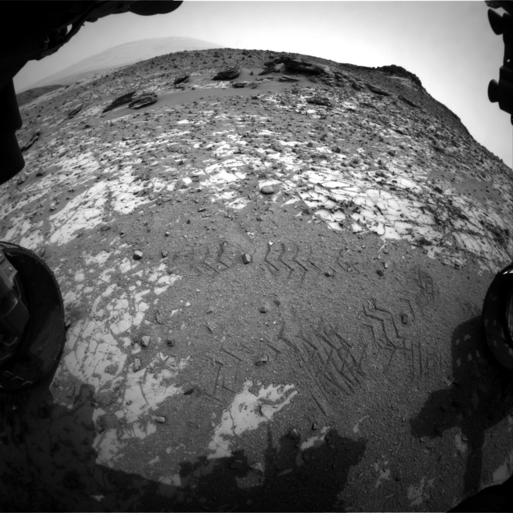 Nasa's Mars rover Curiosity acquired this image using its Front Hazard Avoidance Camera (Front Hazcam) on Sol 836, at drive 2336, site number 44