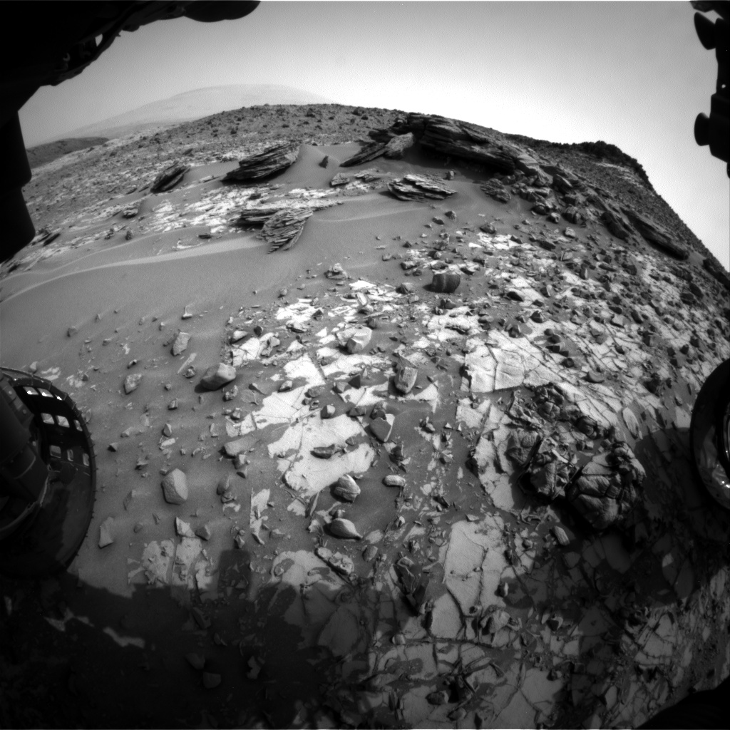 Nasa's Mars rover Curiosity acquired this image using its Front Hazard Avoidance Camera (Front Hazcam) on Sol 837, at drive 2396, site number 44