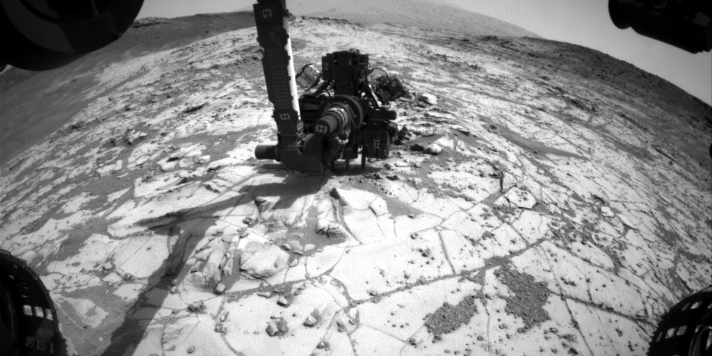 Nasa's Mars rover Curiosity acquired this image using its Front Hazard Avoidance Camera (Front Hazcam) on Sol 867, at drive 0, site number 45