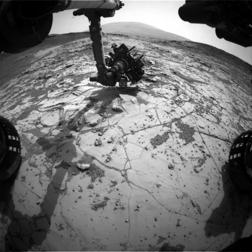 Nasa's Mars rover Curiosity acquired this image using its Front Hazard Avoidance Camera (Front Hazcam) on Sol 868, at drive 0, site number 45