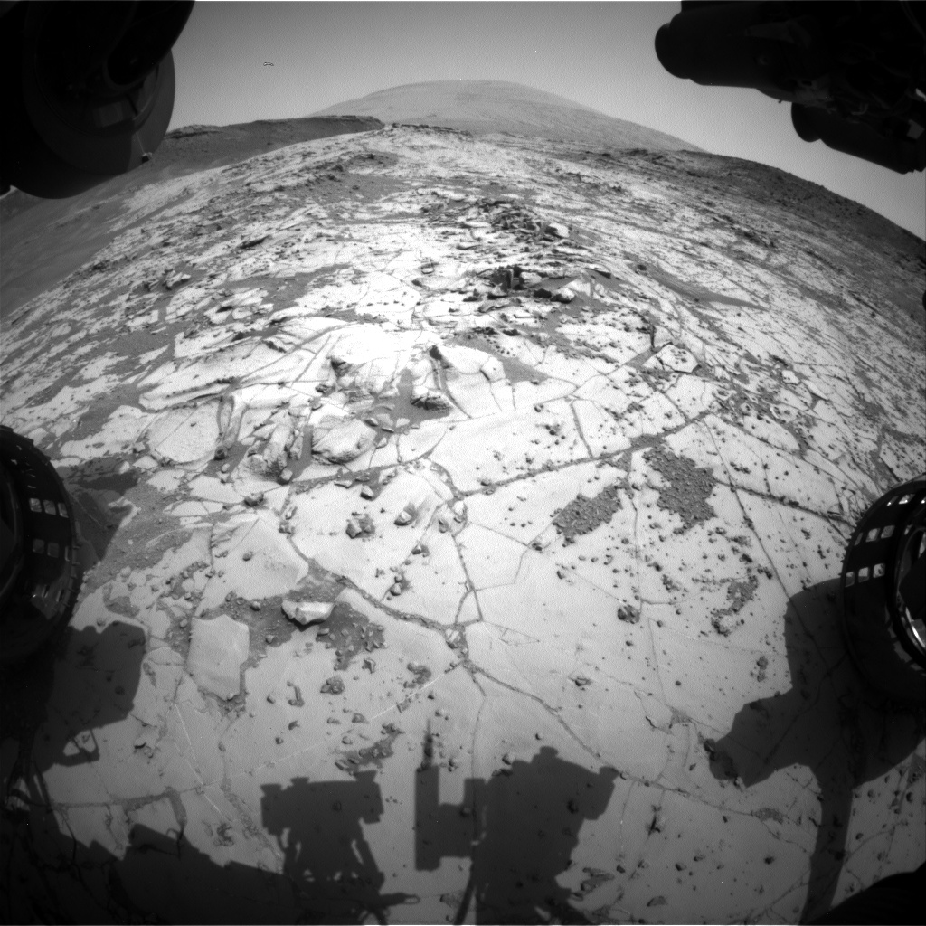Nasa's Mars rover Curiosity acquired this image using its Front Hazard Avoidance Camera (Front Hazcam) on Sol 880, at drive 0, site number 45
