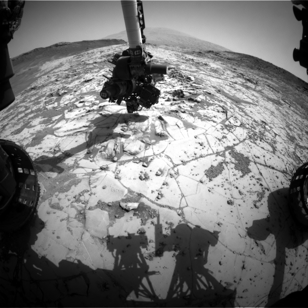 Nasa's Mars rover Curiosity acquired this image using its Front Hazard Avoidance Camera (Front Hazcam) on Sol 882, at drive 0, site number 45