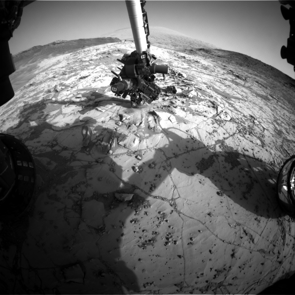 Nasa's Mars rover Curiosity acquired this image using its Front Hazard Avoidance Camera (Front Hazcam) on Sol 888, at drive 0, site number 45