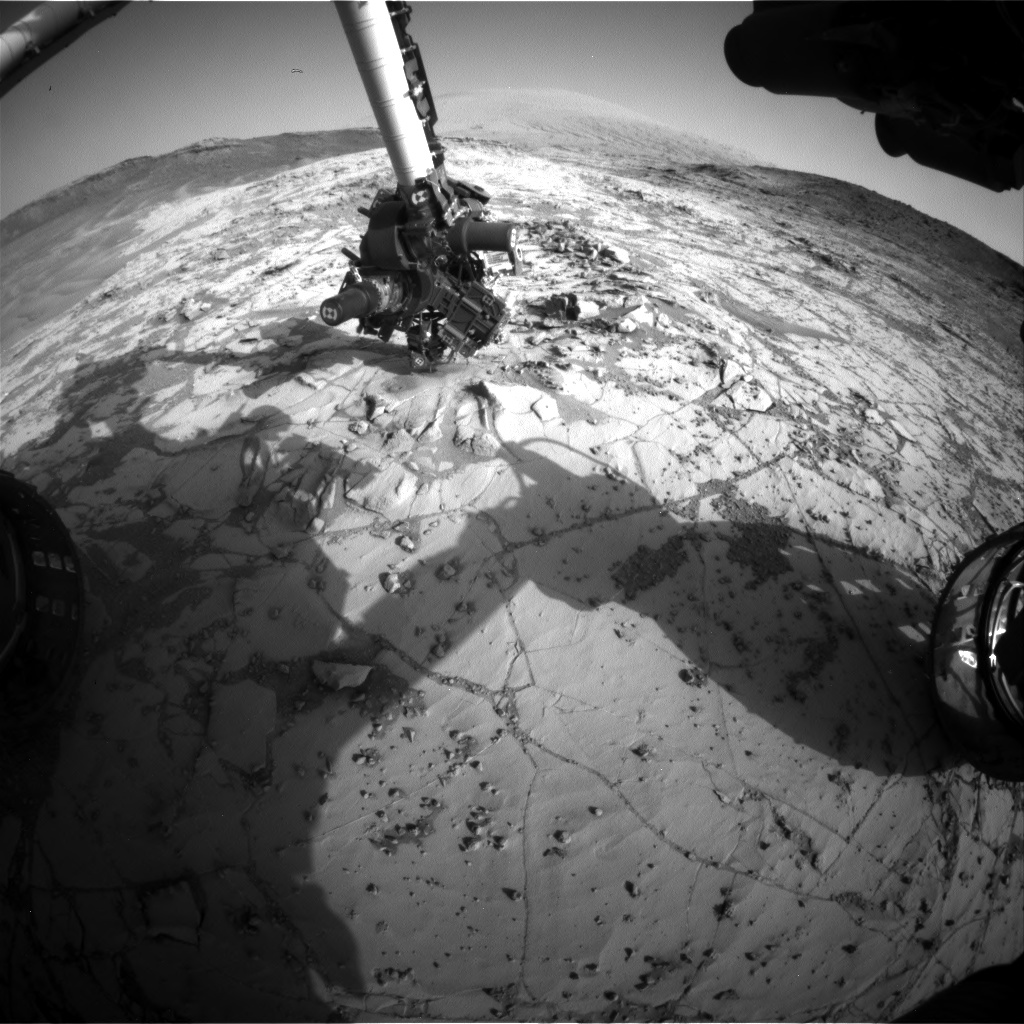 Nasa's Mars rover Curiosity acquired this image using its Front Hazard Avoidance Camera (Front Hazcam) on Sol 888, at drive 0, site number 45