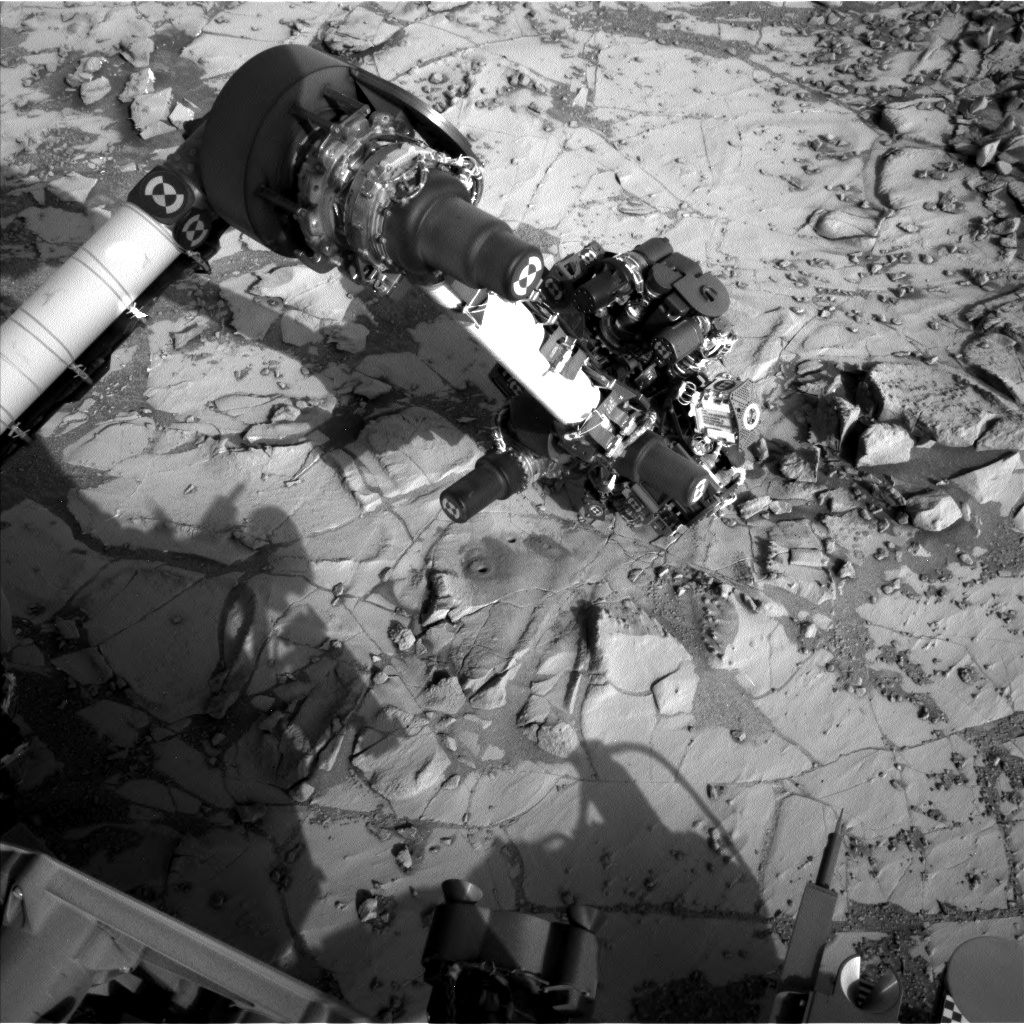 Nasa's Mars rover Curiosity acquired this image using its Left Navigation Camera on Sol 889, at drive 0, site number 45