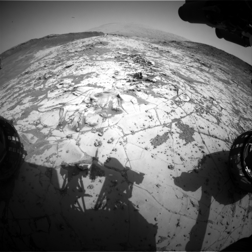 Nasa's Mars rover Curiosity acquired this image using its Front Hazard Avoidance Camera (Front Hazcam) on Sol 893, at drive 0, site number 45
