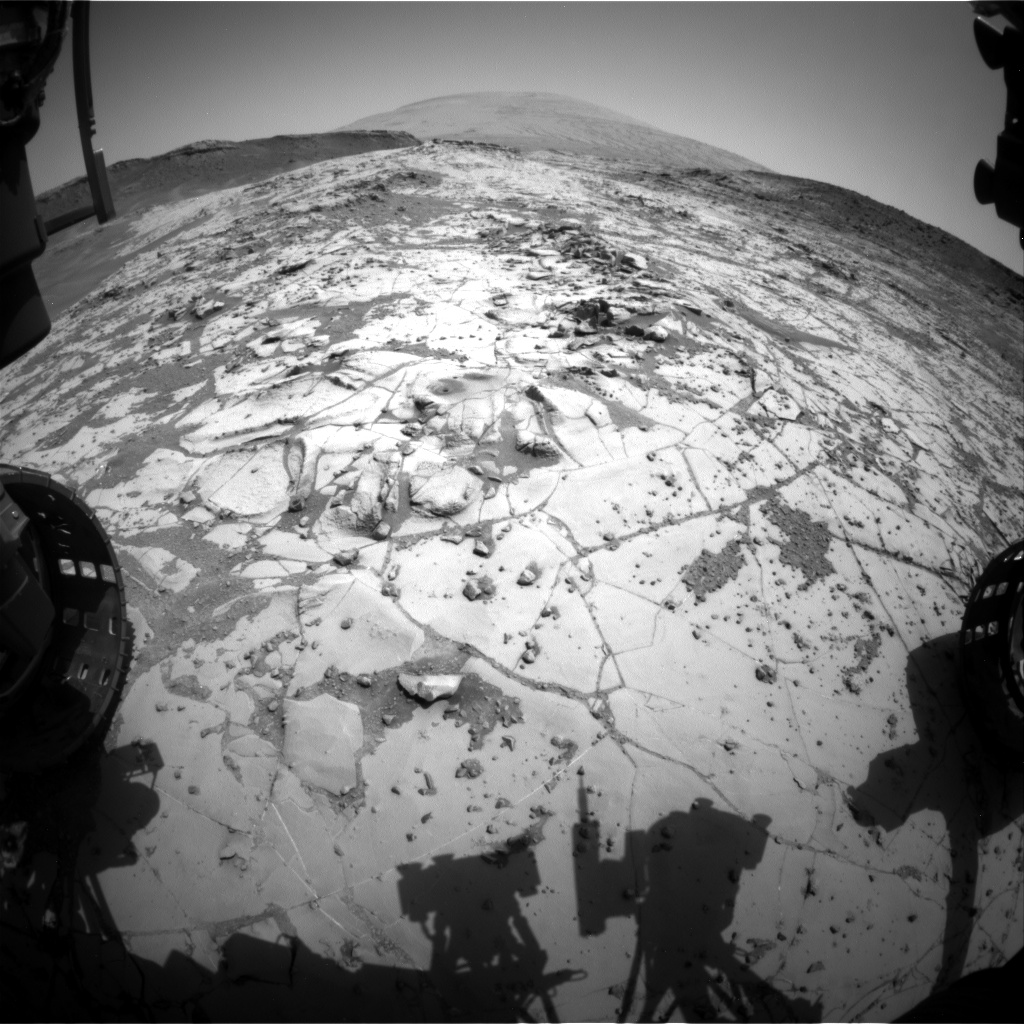 Nasa's Mars rover Curiosity acquired this image using its Front Hazard Avoidance Camera (Front Hazcam) on Sol 894, at drive 0, site number 45