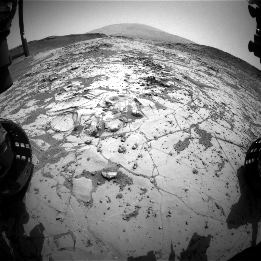 Nasa's Mars rover Curiosity acquired this image using its Front Hazard Avoidance Camera (Front Hazcam) on Sol 896, at drive 0, site number 45