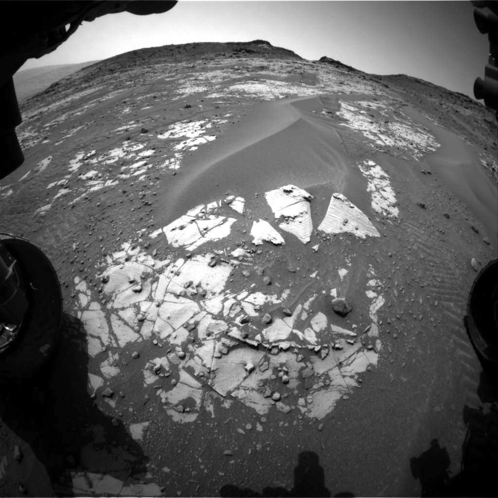 Nasa's Mars rover Curiosity acquired this image using its Front Hazard Avoidance Camera (Front Hazcam) on Sol 897, at drive 150, site number 45