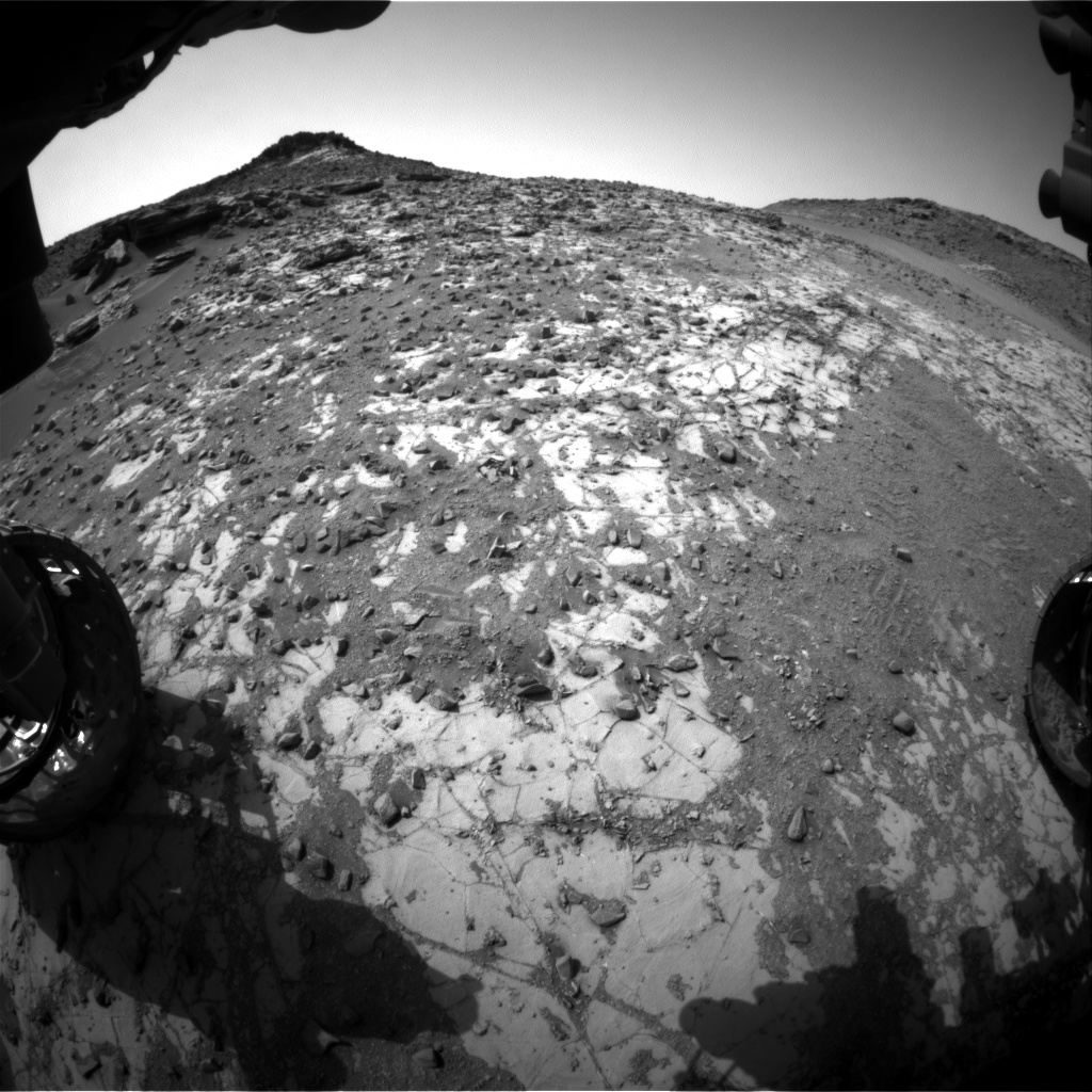 Nasa's Mars rover Curiosity acquired this image using its Front Hazard Avoidance Camera (Front Hazcam) on Sol 902, at drive 366, site number 45
