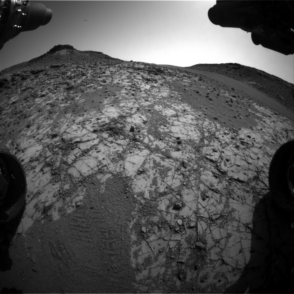 Nasa's Mars rover Curiosity acquired this image using its Front Hazard Avoidance Camera (Front Hazcam) on Sol 903, at drive 450, site number 45