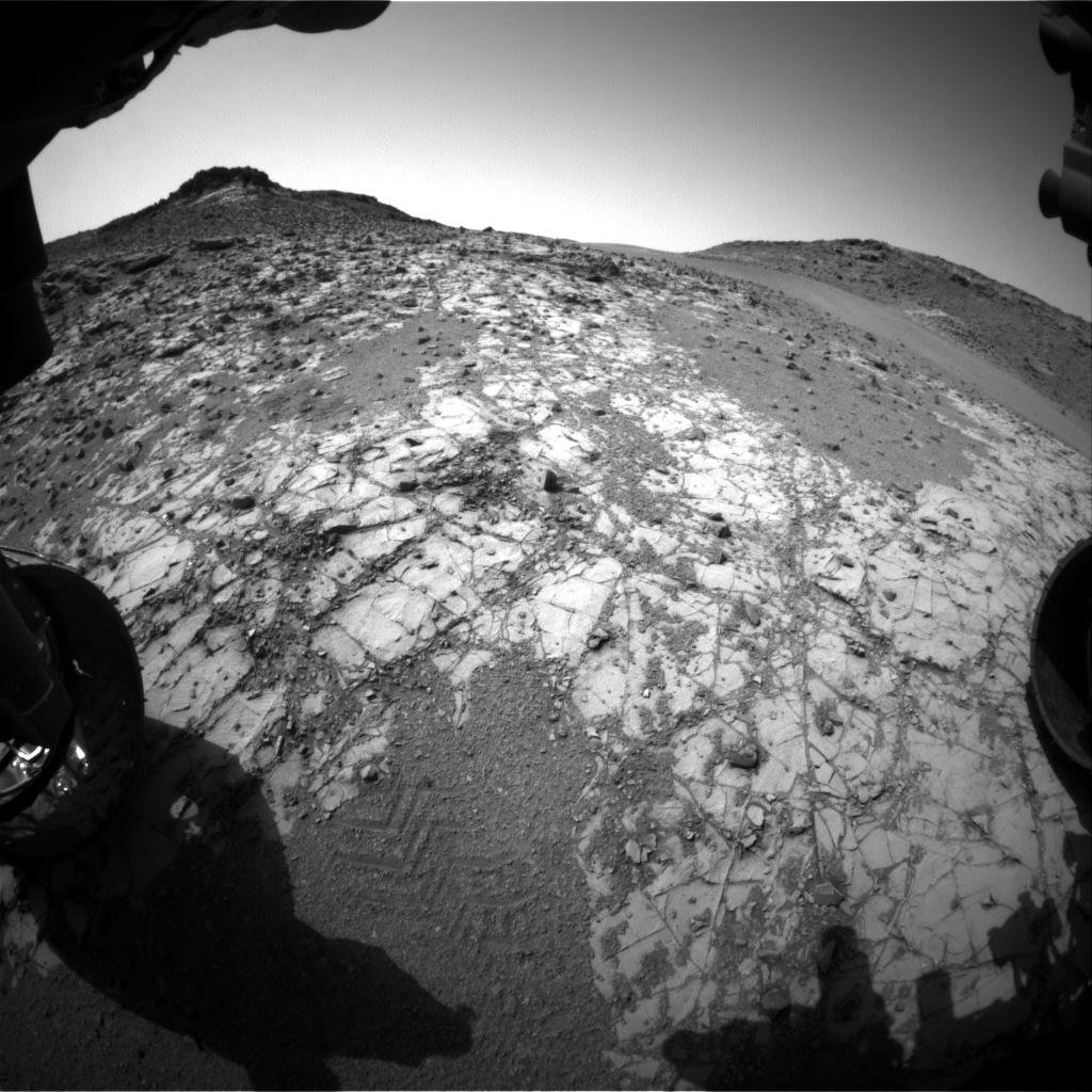 Nasa's Mars rover Curiosity acquired this image using its Front Hazard Avoidance Camera (Front Hazcam) on Sol 904, at drive 450, site number 45