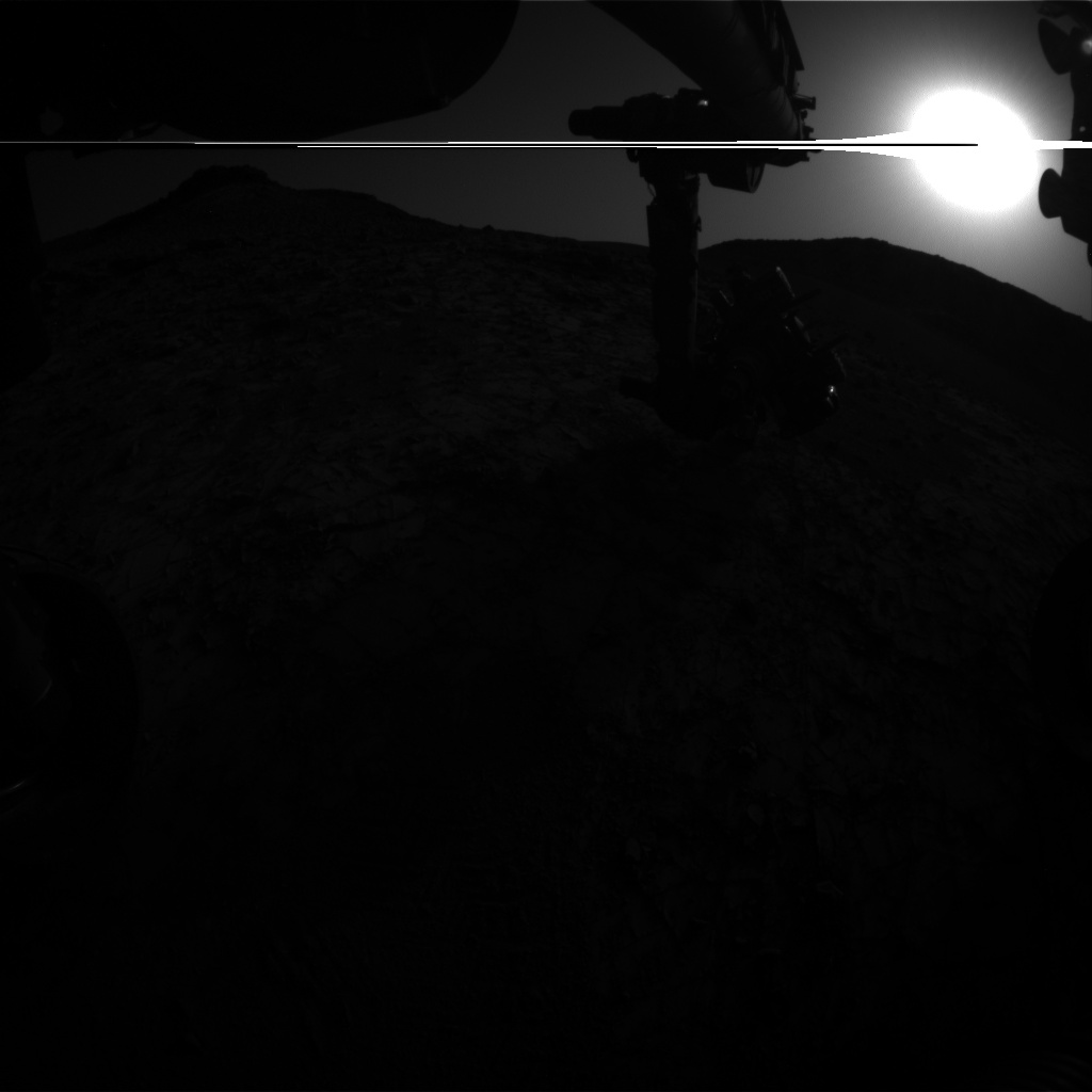 Nasa's Mars rover Curiosity acquired this image using its Front Hazard Avoidance Camera (Front Hazcam) on Sol 905, at drive 450, site number 45