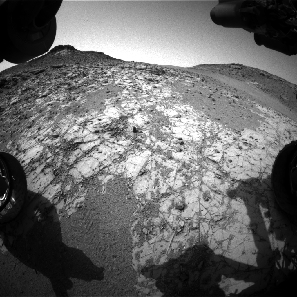 Nasa's Mars rover Curiosity acquired this image using its Front Hazard Avoidance Camera (Front Hazcam) on Sol 907, at drive 450, site number 45